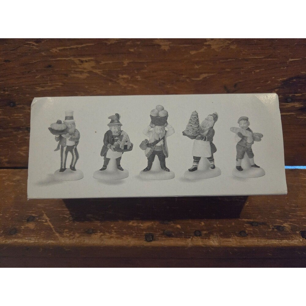 DEPARTMENT 56 HERITAGE VILLAGE COLLECTION EARLY RISING ELVES